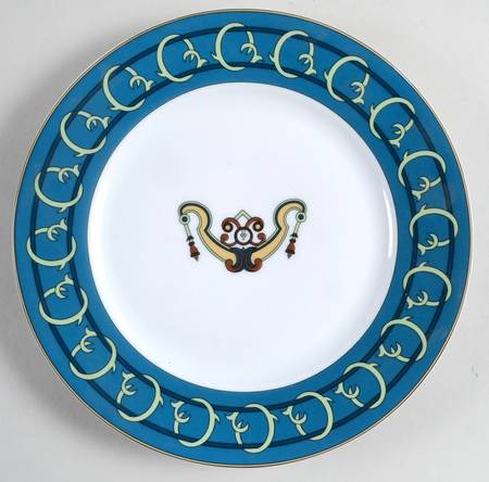 Serenade Blue Luncheon Plate