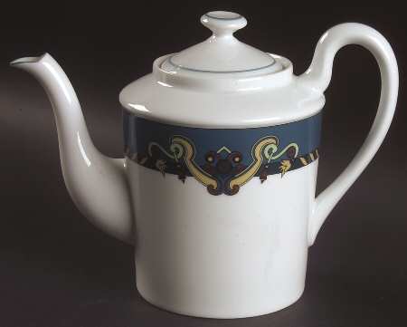 Serenade Blue Coffee Pot & Lid