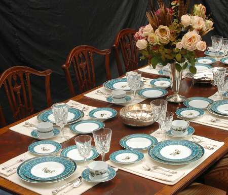 Serenade Blue 48 Piece Estate Set