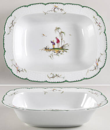 Si Kiang 10" Oval Vegetable Bowl