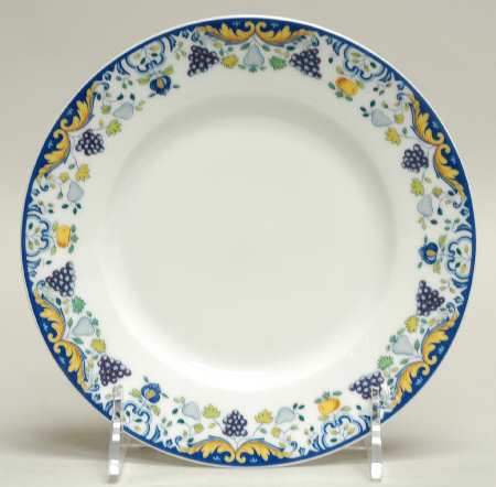 Vendanges (Blue Trim) Bread & Butter Plate