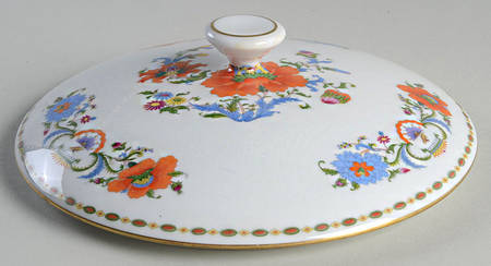 Vieux Chine (Empire, White) Lid for Round Vegetable