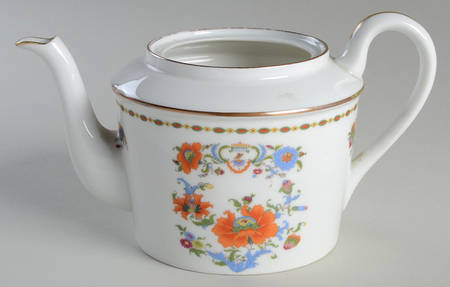 Vieux Chine (Empire, White) Teapot No Lid