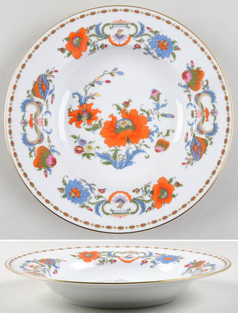 Vieux Chine (Empire, White) Large Rim Soup Bowl
