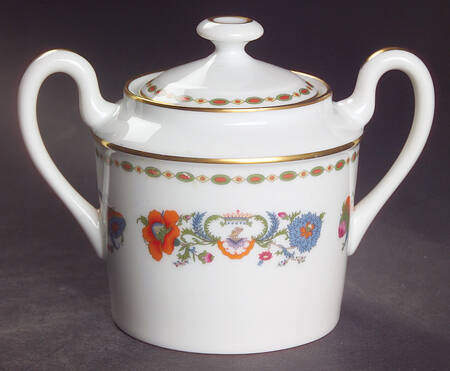 Vieux Chine (Empire, White) Sugar Bowl & Lid