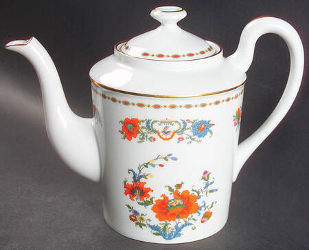 Vieux Chine (Empire, White) Coffee Pot & Lid