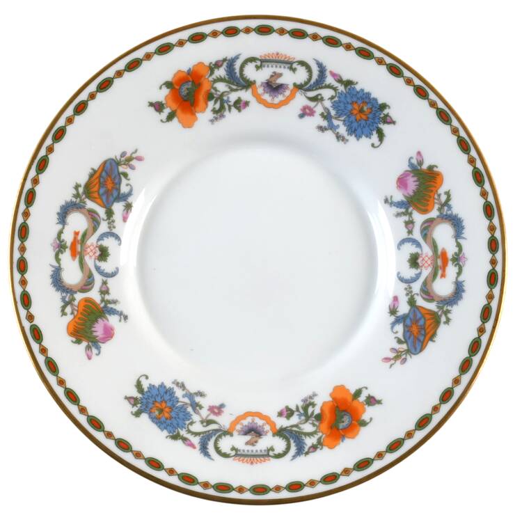 Vieux Chine (Empire, White) Saucer for Flat Cup