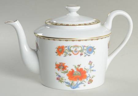 Vieux Chine (Empire, White) Teapot & Lid