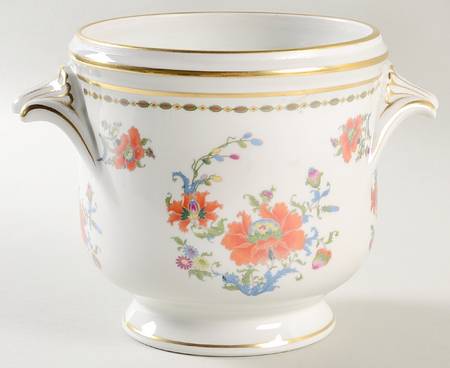 Vieux Chine (Empire, White) Handled Cachepot