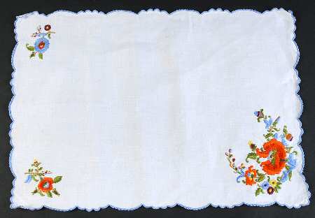 Vieux Chine (Empire, White) Cloth Placemat