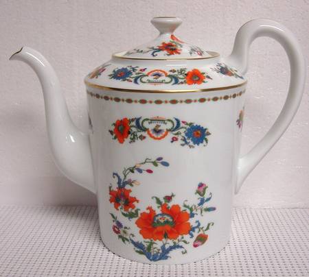 Vieux Chine (Empire, White) Coffee Pot & Lid