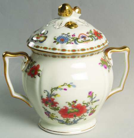 Vieux Chine (Chambord, Ivory) Sugar Bowl & Lid