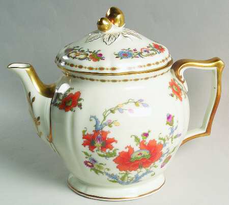 Vieux Chine (Chambord, Ivory) Teapot & Lid