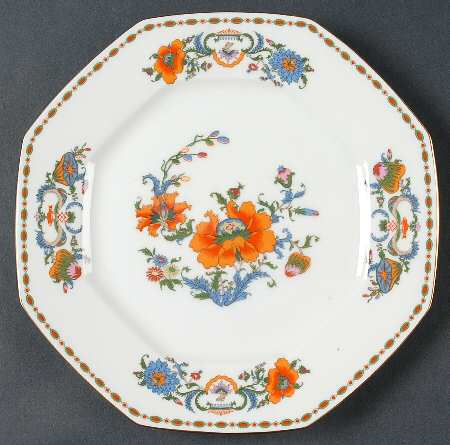 Vieux Chine (Messina, White) Luncheon Plate