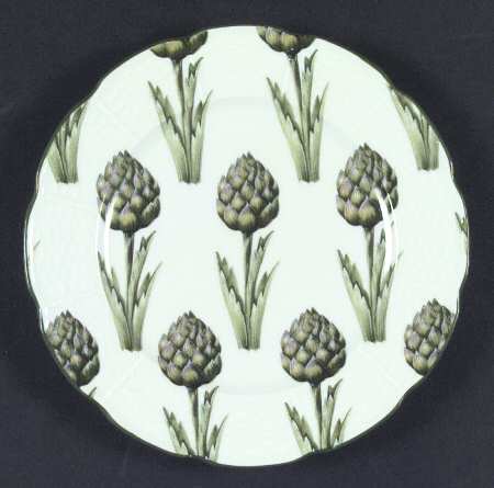Villandry (Fruits and Vegetables) Dessert Luncheon Plate