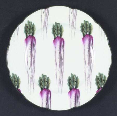 Villandry (Fruits and Vegetables) Dessert Luncheon Plate
