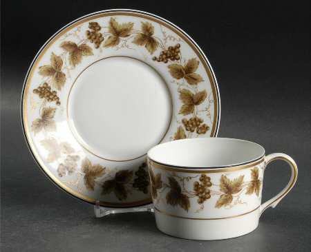 Vineyard Flat Cup & Saucer Set