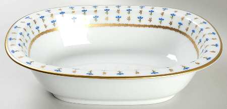 Vieux Nyon Nyon 9" Oval Vegetable Bowl