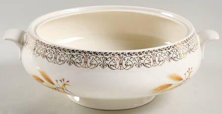 Golden Wheat Round Vegetable No Lid
