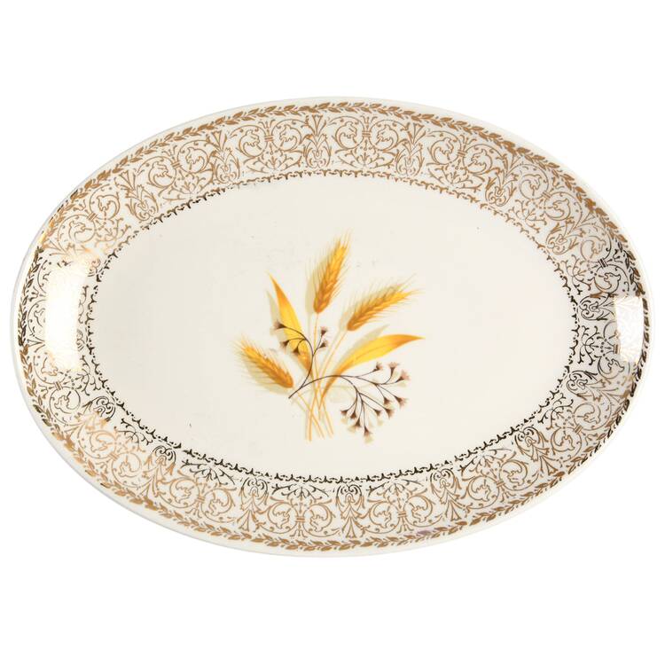 Golden Wheat Underplate for Gravy Boat