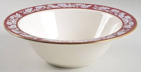 Regal Red (No Flowers) 9" Round Vegetable Bowl