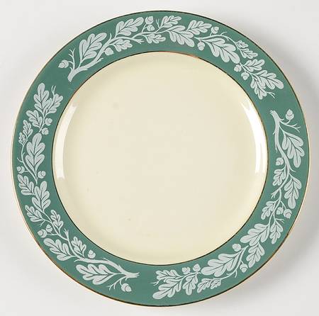 Teal Green (No Floral Center) Salad Plate