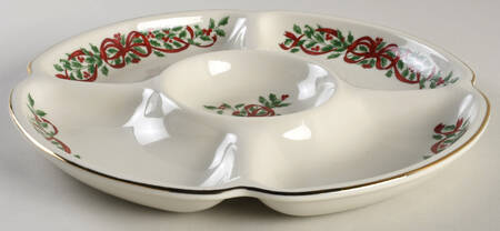 Ribbon Holly 5-Part Relish