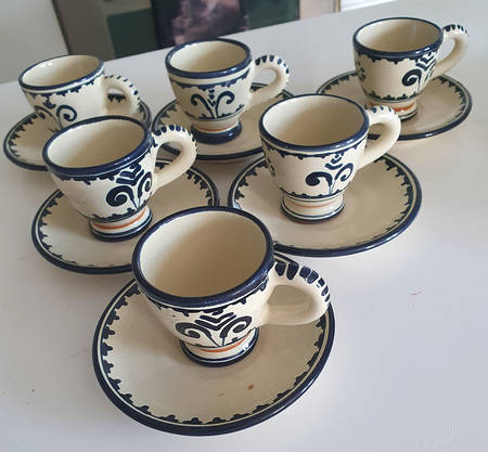 Casolare Footed Demitasse Cup & Saucer Set