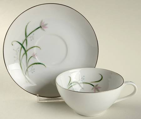 Althea Flat Cup & Saucer Set