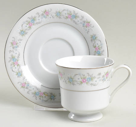 Cotillion Footed Cup & Saucer Set