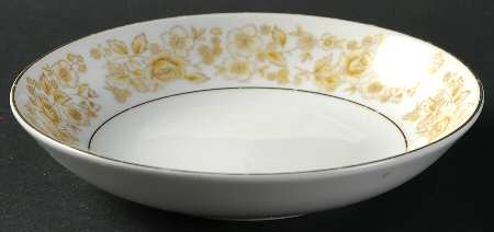 Golden Rose Fruit/Dessert (Sauce) Bowl