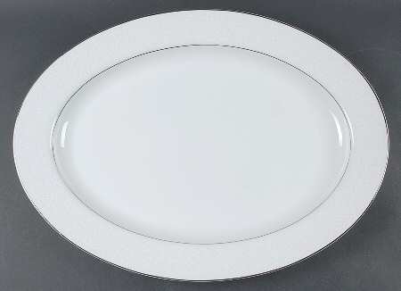 Queen's Lace 16" Oval Serving Platter