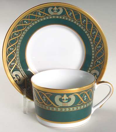 Ambassadoir Vert Flat Cup & Saucer Set