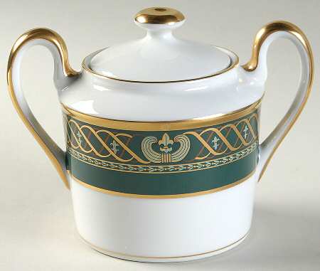 Ambassadoir Vert Sugar Bowl & Lid