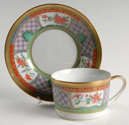 Byzantium Flat Cup & Saucer Set