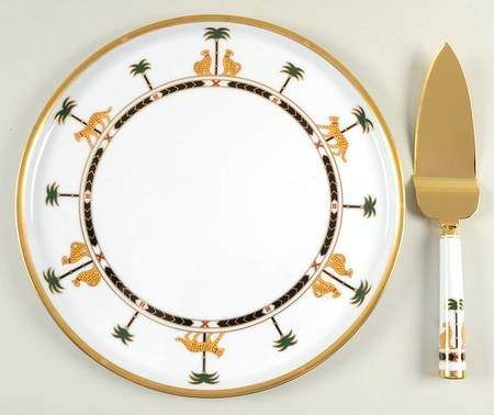 Casablanca Cake Plate & Server Set (Boxed)