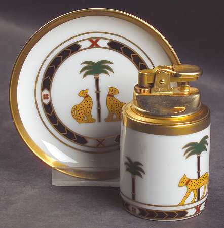 Casablanca Ashtray and Cigarette Lighter Set