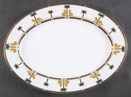 Casablanca 14" Oval Serving Platter