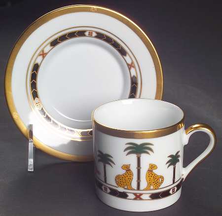 Casablanca Flat Demitasse Cup & Saucer Set