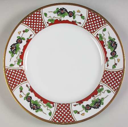 Chinese Flowers 12" Chop Plate (Round Platter)