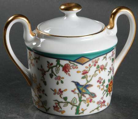 Cloisonne Sugar Bowl & Lid