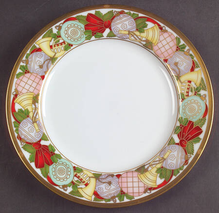 Dior Christmas Salad Plate by Christian Dior