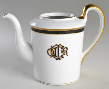 Dior Monogram Black Coffee Pot No Lid