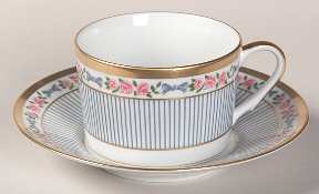 Dior Rose Flat Cup & Saucer Set