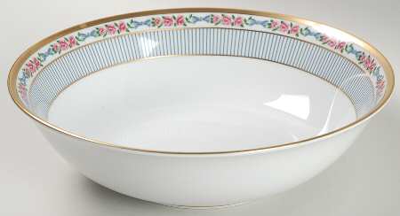 Dior Rose 9" Round Vegetable Bowl