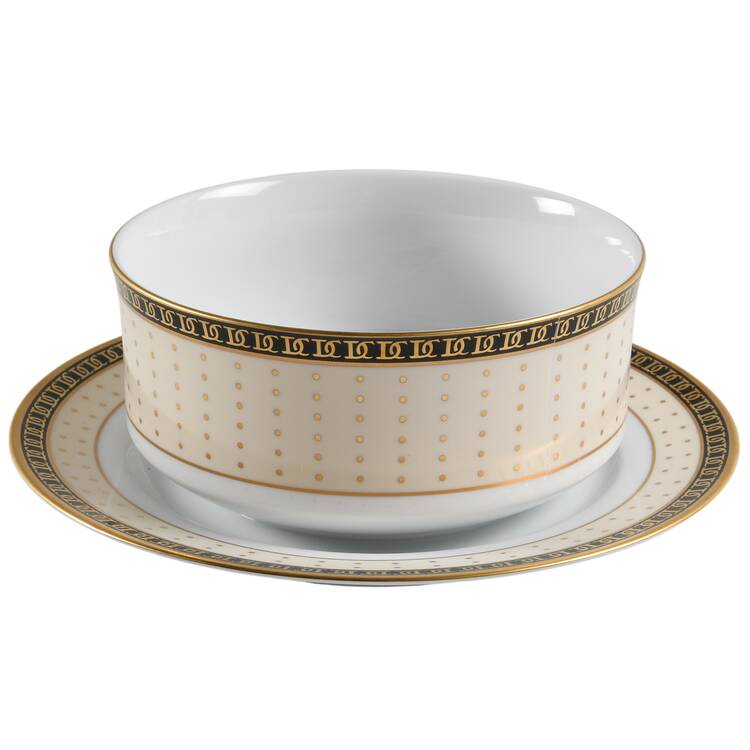 Dolce Vita Gravy Boat with Attached Underplate