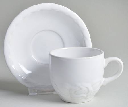 Flat Cup & Saucer Set