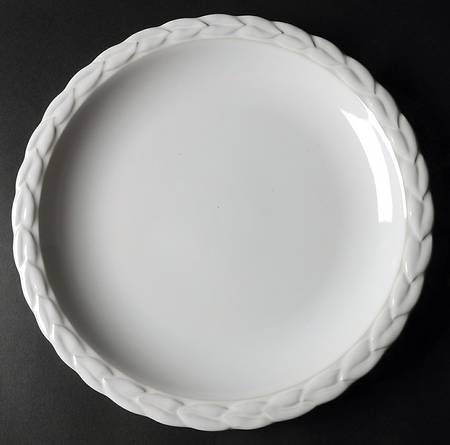 French Country Rose Oyster White 12" Chop Plate (Round Platter) by Christian Dior