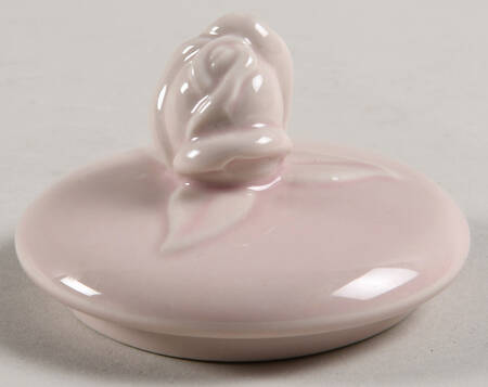 French Country Rose Raspberry Lid for Sugar Bowl