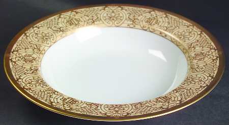 Grand Salon Antique Large Rim Soup Bowl